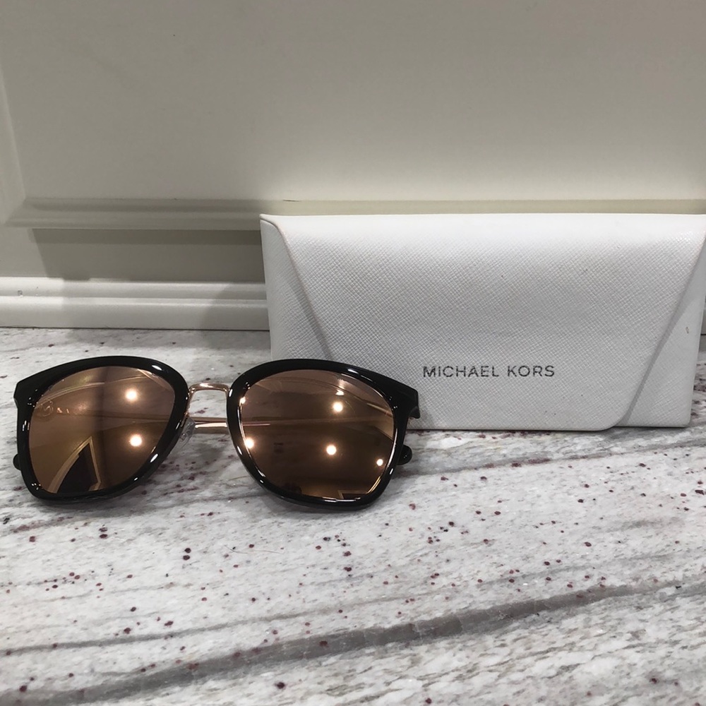 Rose Gold Polarized Michael Kors sun glasses